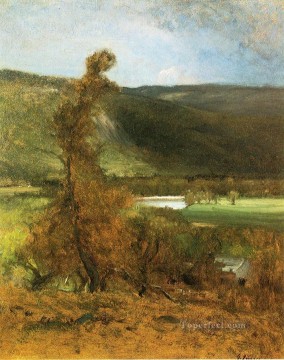 Caballo Painting - North Conway White Horse Ledge paisaje tonalista George Inness